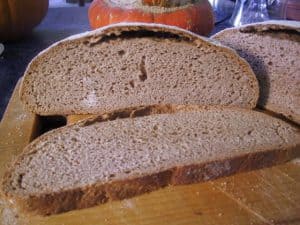 20% Bran rye boule, sliced