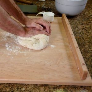 An Amish kneading board