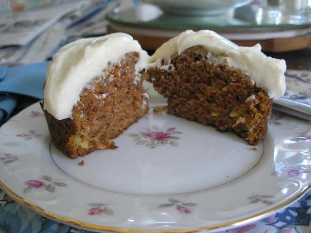 Carrot Pineaple Sourdough Cupcake