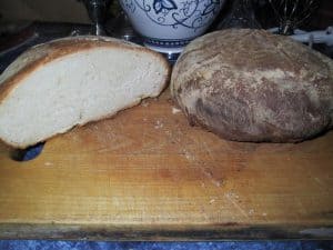 Hungarian Pain Au Levain, sliced