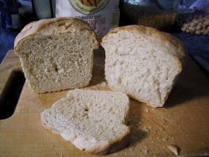 KA AP Simple Sourdough Pan Bread, slcied