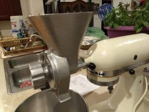 The KitchenAid grian mill attachment