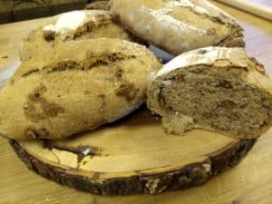 Walnut sourdough bread