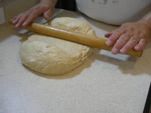 Gently roll it out until