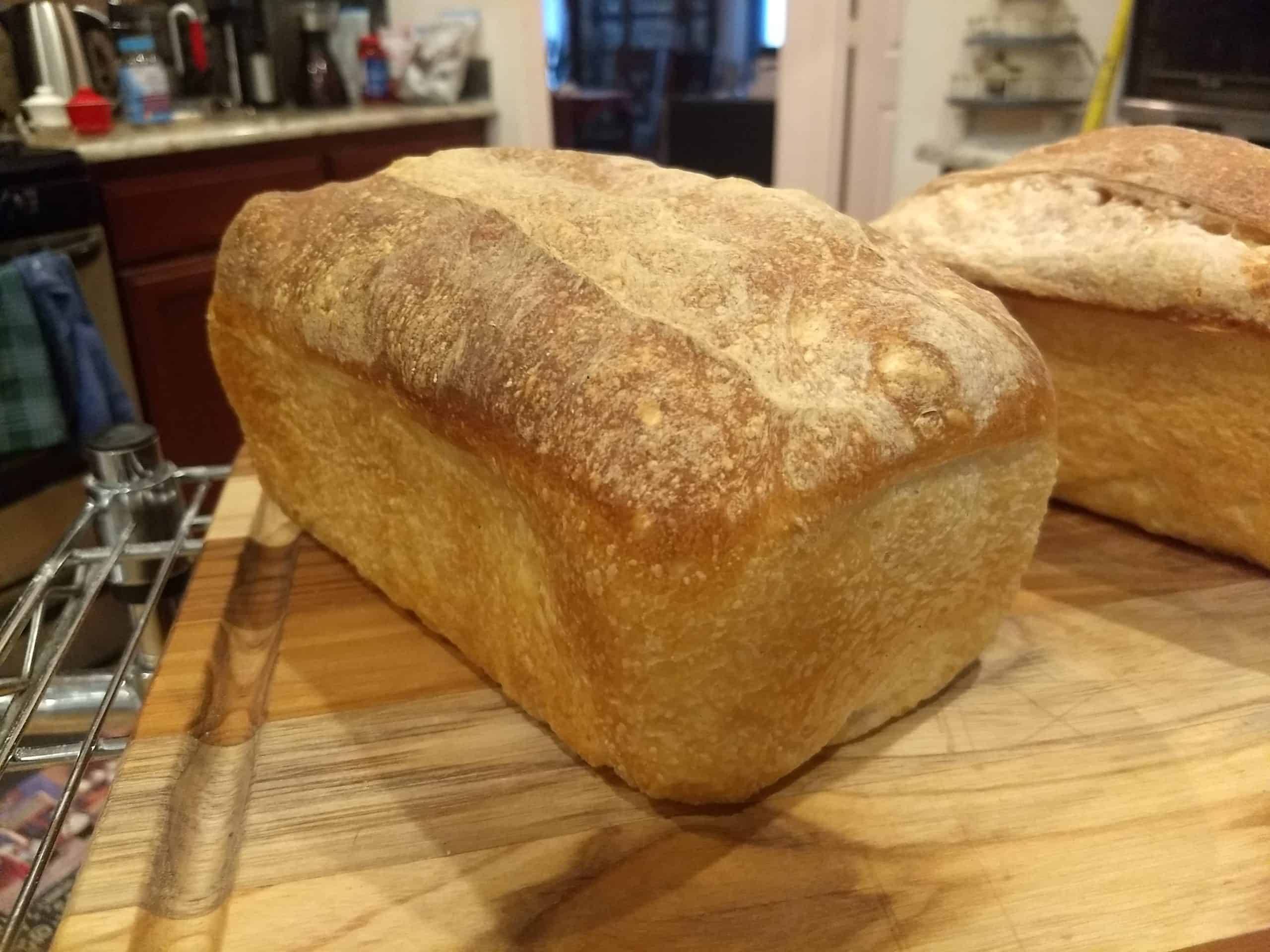 Simple Sourdough Pan Bread