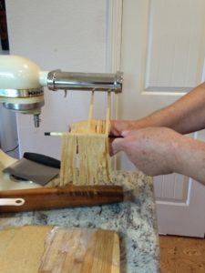 pasta 15 Catching fettuccine on a chop stick